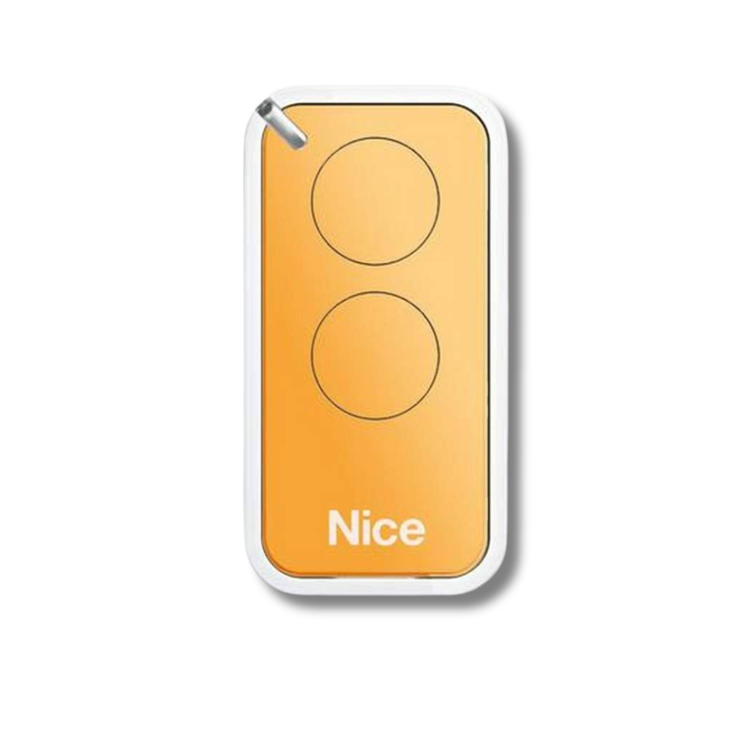 שלט לשער- NICE - צהוב