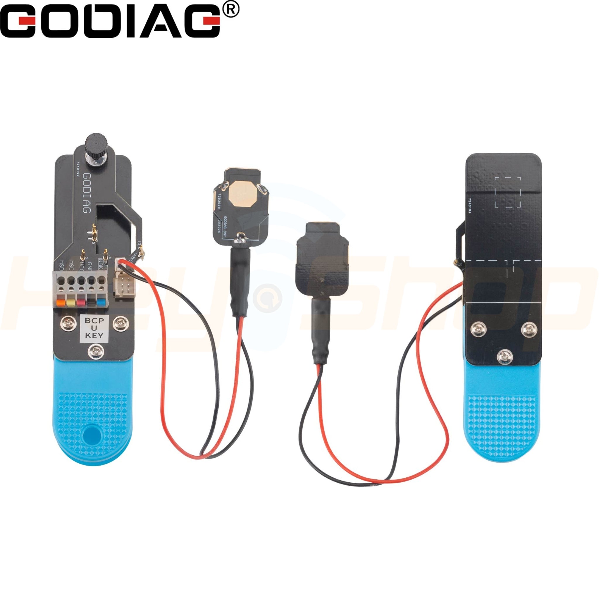 GODIAG ערכת קליפים אוניברסלית ללא-הלחמה לשכפול שלטי BMW BDC3 / BCP ‏2019+ שלדות G / U - למכשירי Xhorse Key Tool Plus, KEYDIY KD-X4, Autel, ועוד