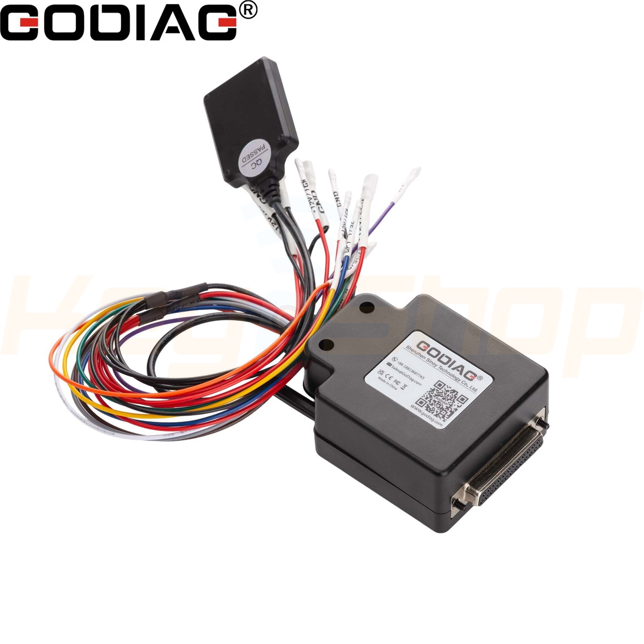 GODIAG ECU GPT Boot AD - מתאם חיבור למחשב רכב לקריאה וכתיבה על השולחן במצב Boot- תואם J2534 לתוכנות יצרן ומכשירי טיונינג