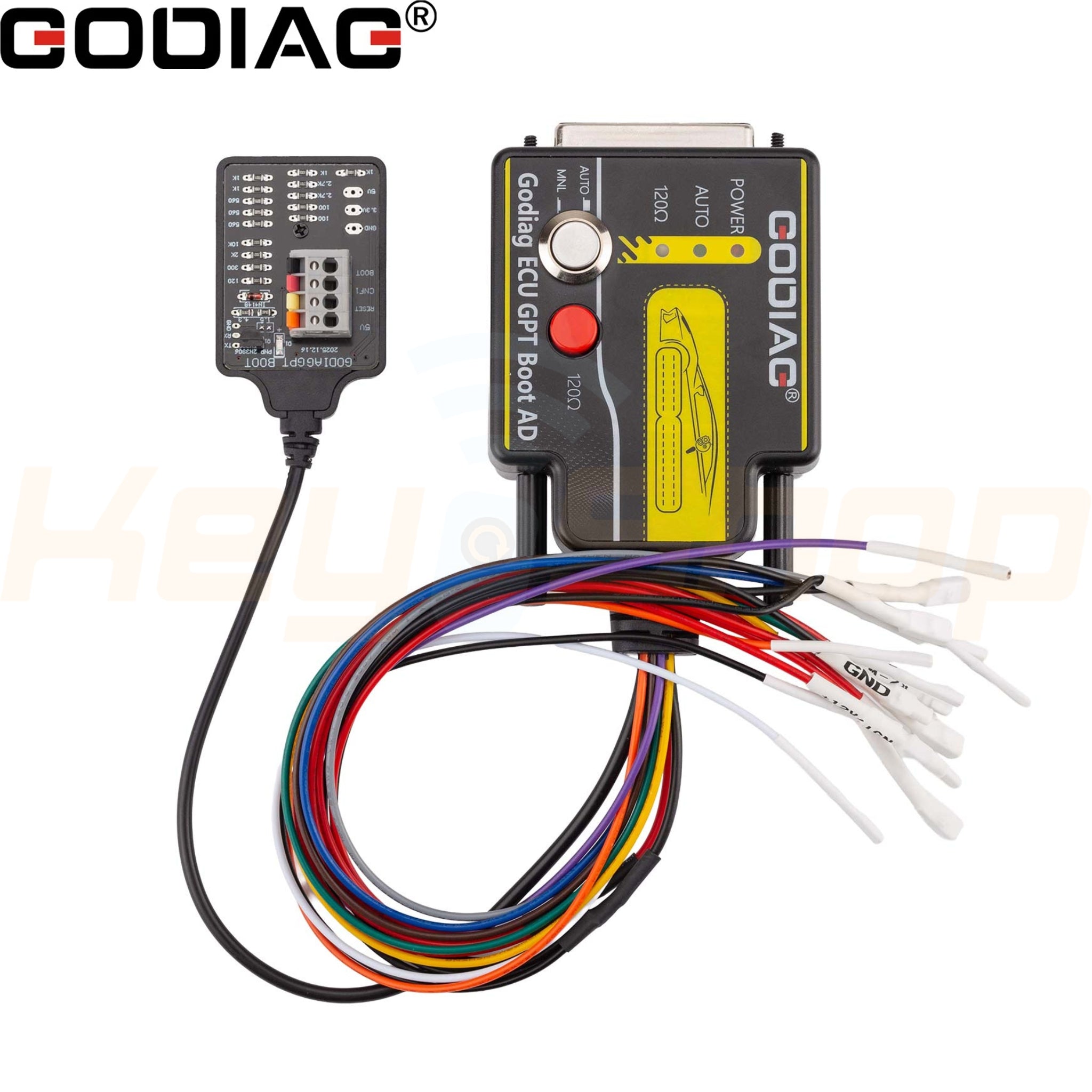 GODIAG ECU GPT Boot AD - מתאם חיבור למחשב רכב לקריאה וכתיבה על השולחן במצב Boot- תואם J2534 לתוכנות יצרן ומכשירי טיונינג