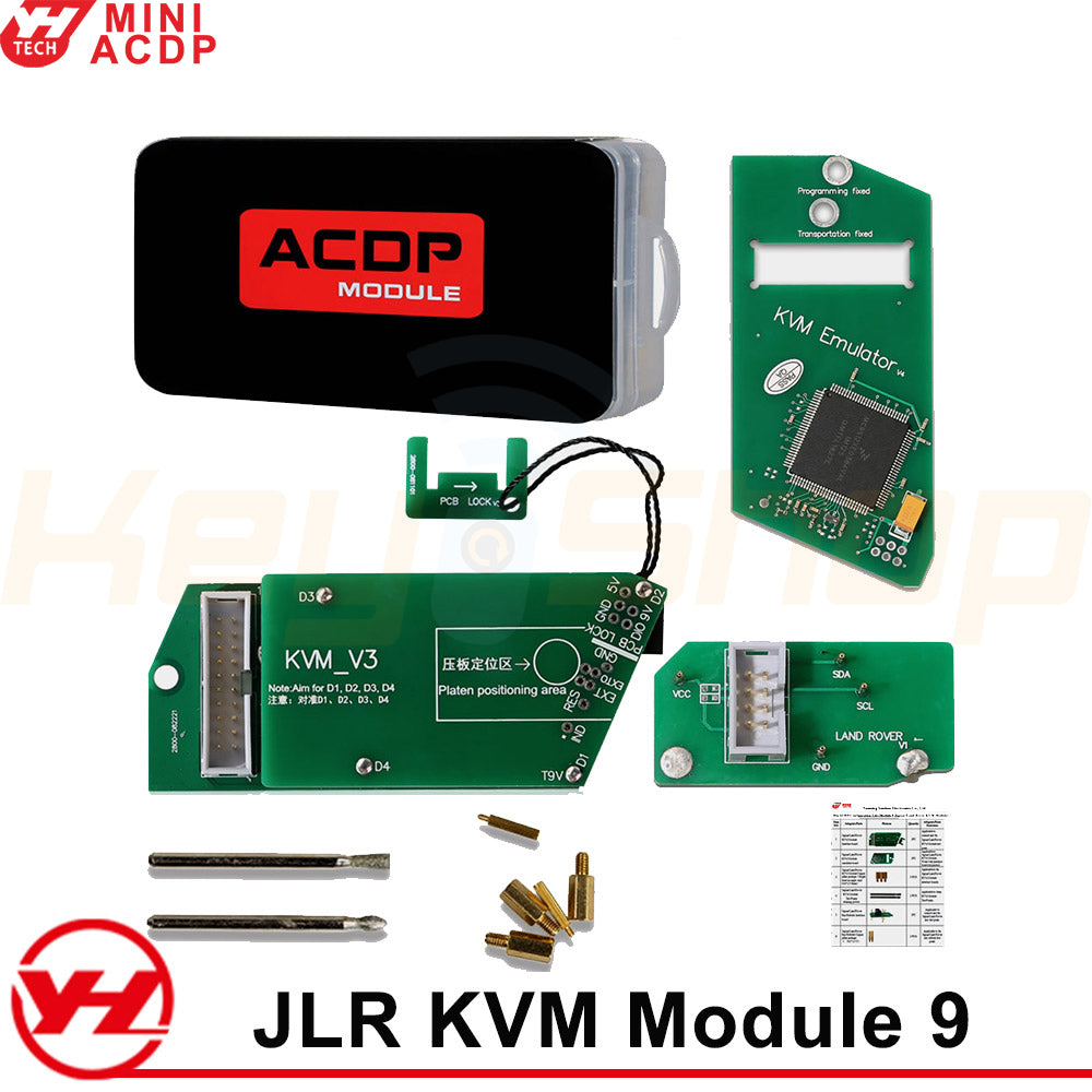 ACDP מודול 9: KVM 2015-2020 JLR קידוד וחידוש מפתחות RFA לרכבי לנד רובר / יגואר + רישיון A700