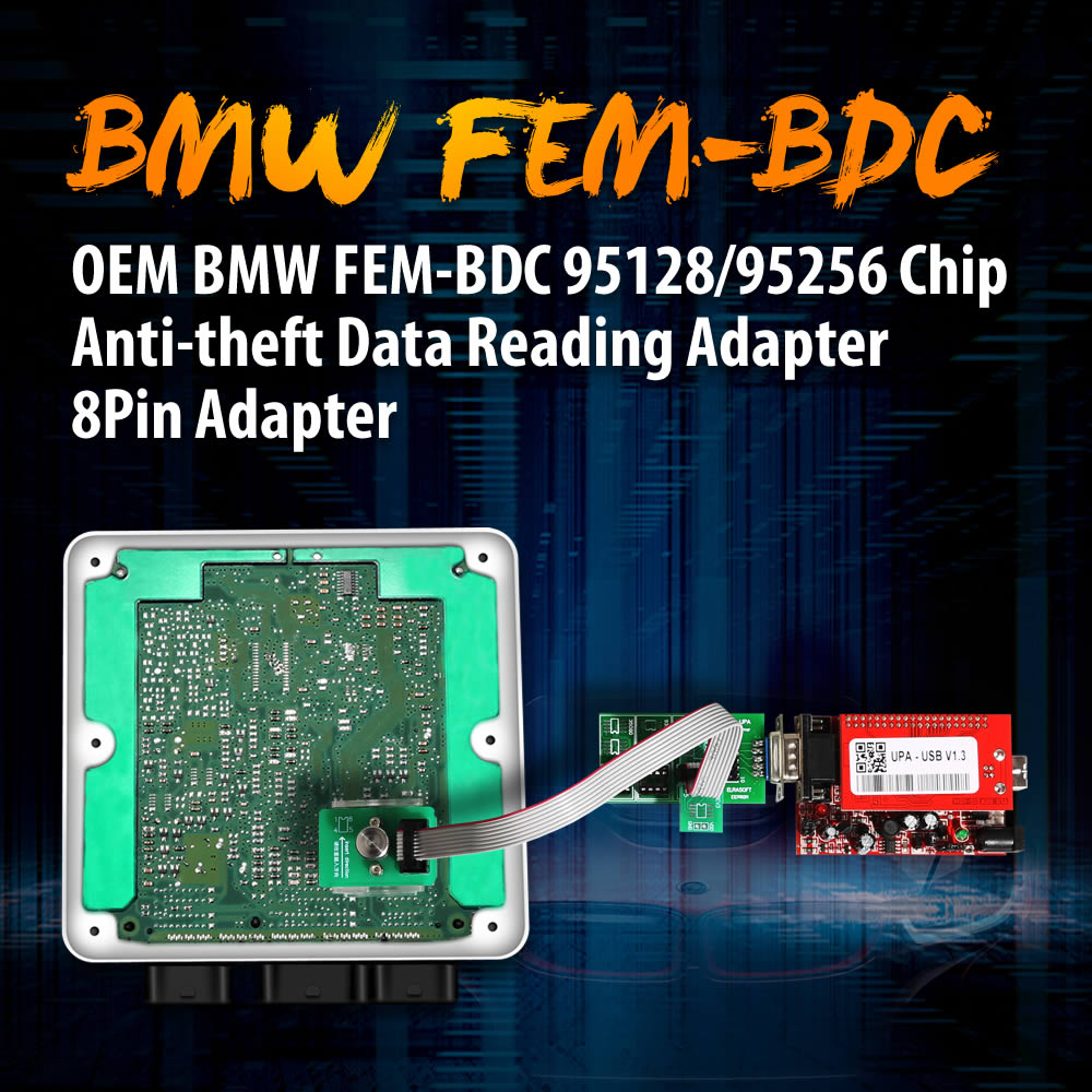 ACDP - קליפ משודרג לקידוד מפתחות FEM/BDC BMW - קריאת 24/93/95 EEPROM קלה מכל מכשיר ולא רק ACDP