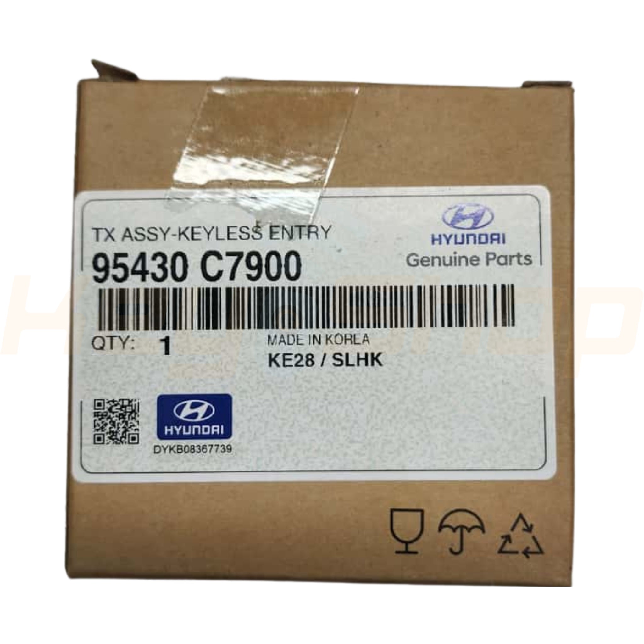 2019+ מפתח שלט קופץ יונדאי i20 מקורי | 3-לחצנים | C7900 | TOY49 | ID47 | 433MHz