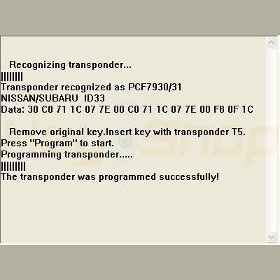 Software 62 / Key copier for ID11, ID12, ID13, SAAB and ID33 fixed keys