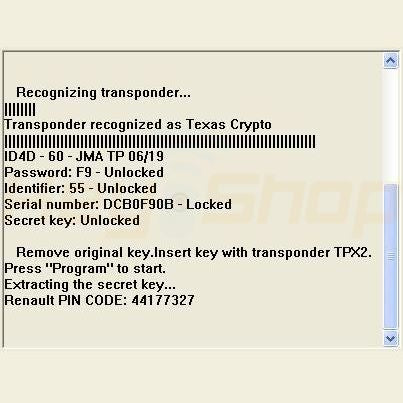 Software 65 / Key copier for Texas Crypto keys