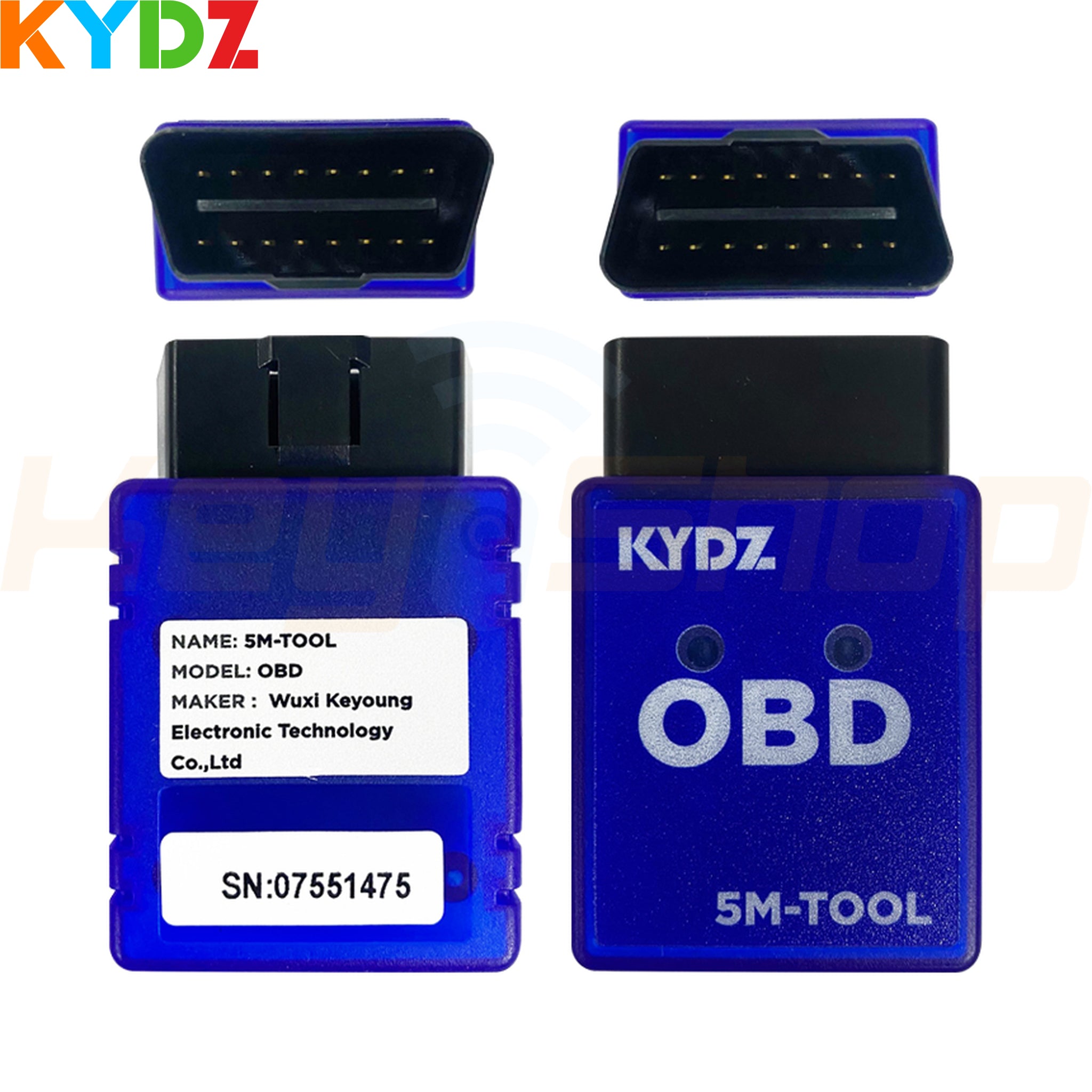 תוסף KYDZ MLB 5M-TOOL: מתאם OBD אלחוטי לקידוד מפתחות דילר מהטלפון