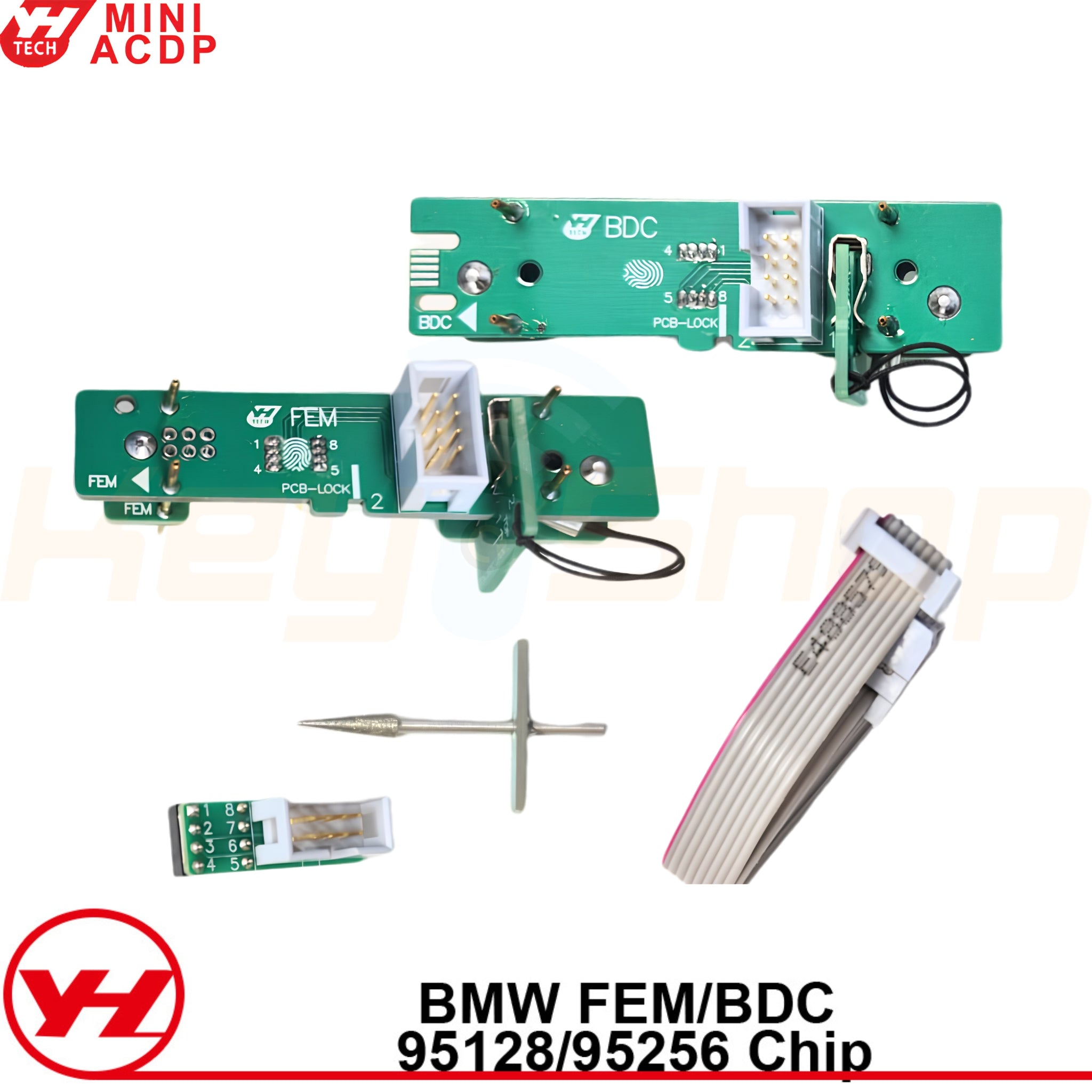 ACDP - קליפ משודרג לקידוד מפתחות FEM / BDC BMW - קריאת 24 / 93 / 95 EEPROM קלה מכל מכשיר ולא רק ACDP