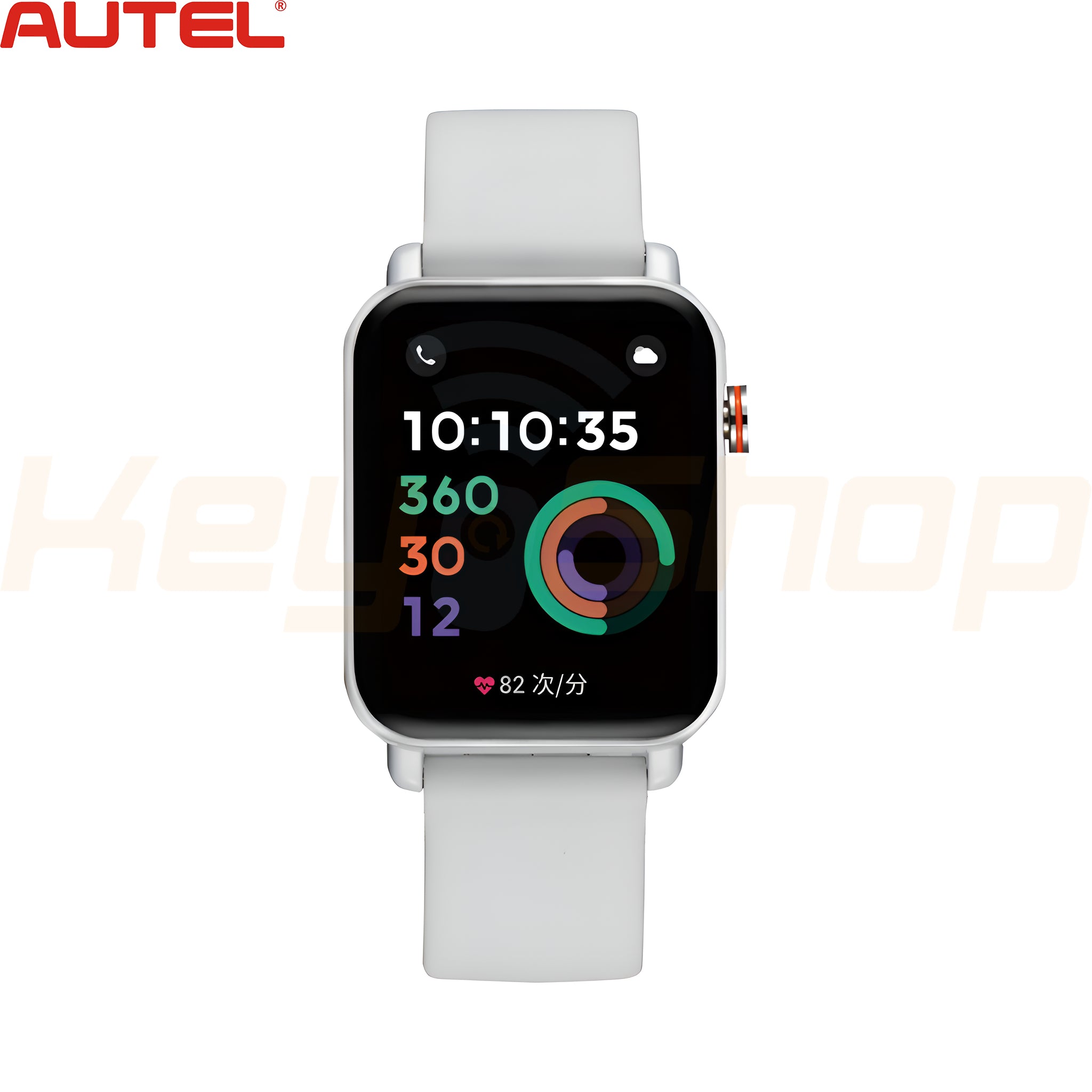 Smart Key Watch מפתח חכם שעון אוניברסלי אוטל-סטייל | IKEY | לבן (תומך ב-BMW)