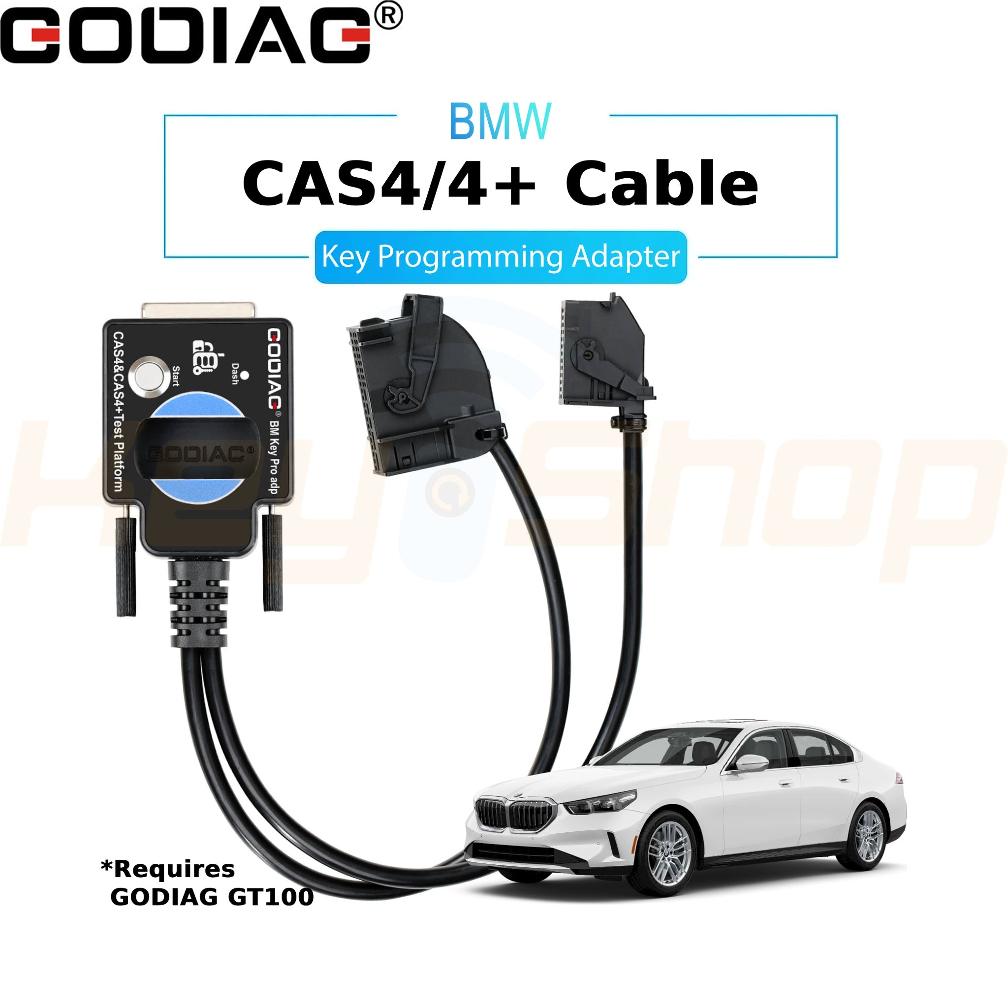 GODIAG BMW CAS4+/4: כבלי פלטפורמה שולחנית לקידוד מפתחות ודיאגנוסטיקה - תוסף עבור GT100+