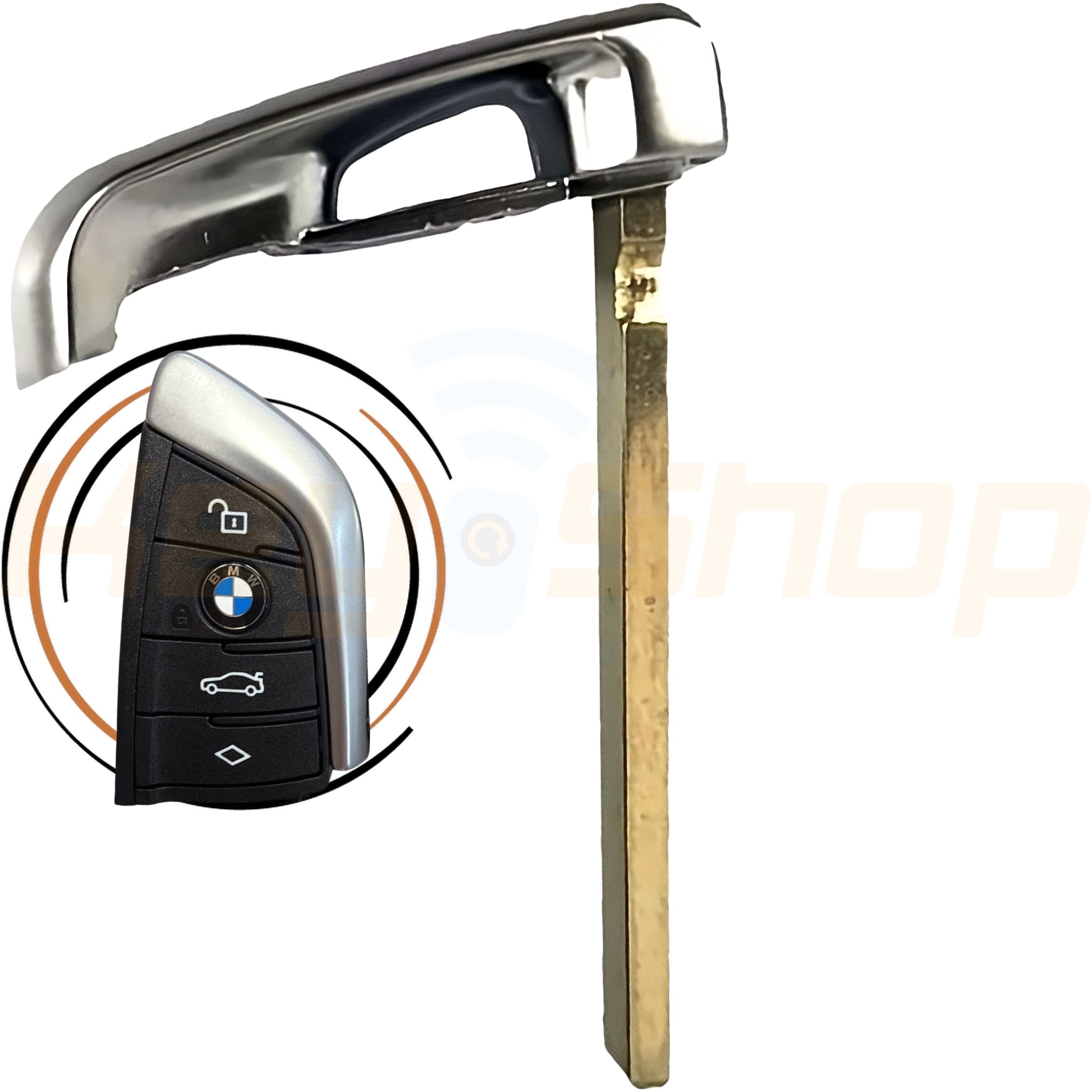 מפתח חירום- BMW- Emergency Key Blade / BMW סנפיר - FEM/BDC & BDC2 HU100R