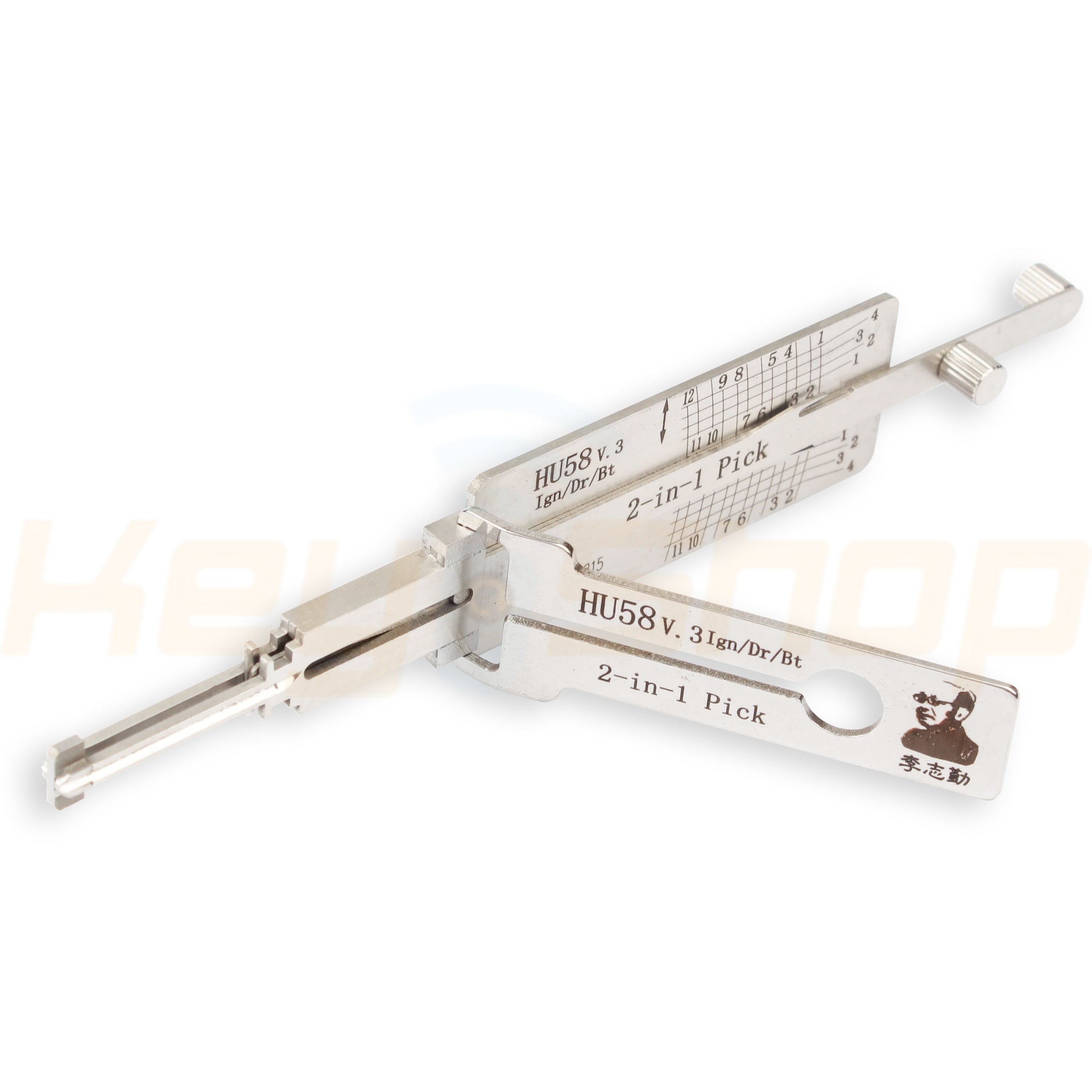 לישי מקורי- Original Lishi- HU58+TL /ב.אמ.וו