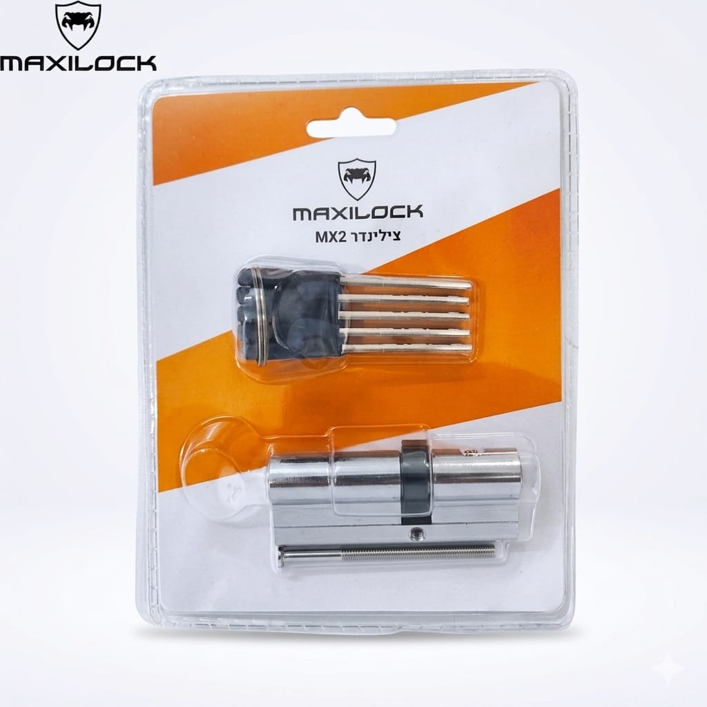 צילינדר בלי כפתור- 81 מ"מ- Maxilock MX2 - מבצע למנעולן 29% הנחה