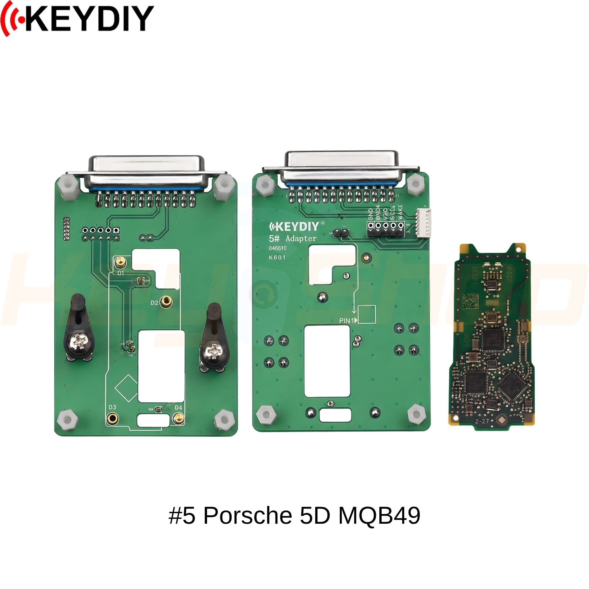 KEYDIY חבילת אדפטרים - 12pcs  אוניברסלית ללא-הלחמה - BMW / VAG - להעתקת מפתחות ב.אמ.וו וקבוצאת פולקסווגן אאודי פורשה - עבור KD-X4 / KD-Max ומכשירים נוספים