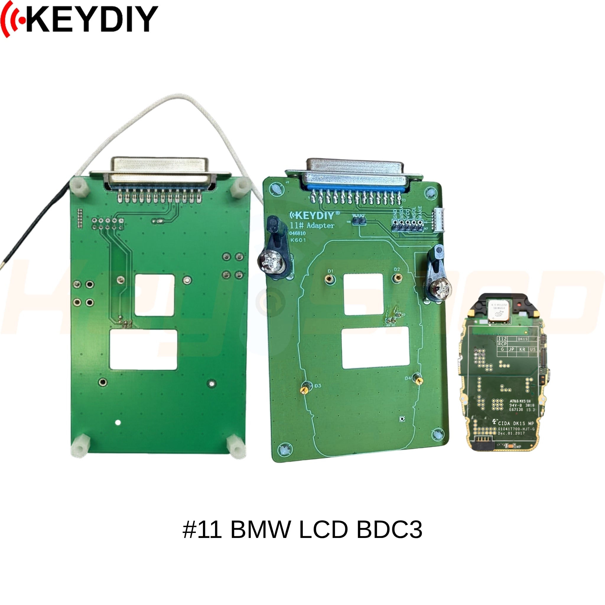 KEYDIY חבילת אדפטרים - 12pcs  אוניברסלית ללא-הלחמה - BMW / VAG - להעתקת מפתחות ב.אמ.וו וקבוצאת פולקסווגן אאודי פורשה - עבור KD-X4 / KD-Max ומכשירים נוספים