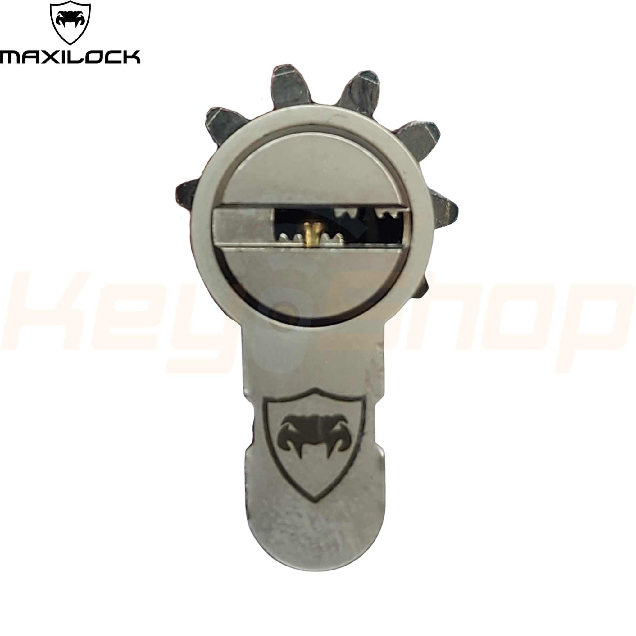 MAXILOCK SLIDER: - צילינדר - 81מ"מ - פטנט סליידר - 48+33-T גלגל + כפתור (עם 5 מפתחות)