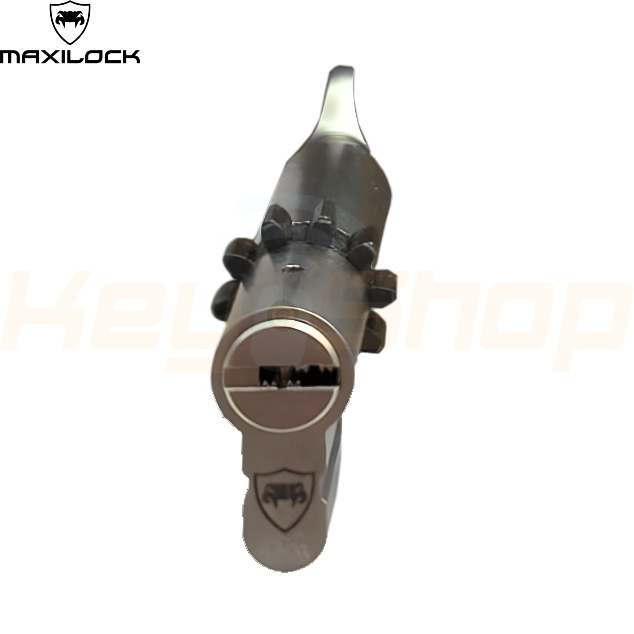 MAXILOCK SLIDER: - צילינדר - 76מ"מ - פטנט סליידר - 33+43-T גלגל + כפתור (עם 5 מפתחות)