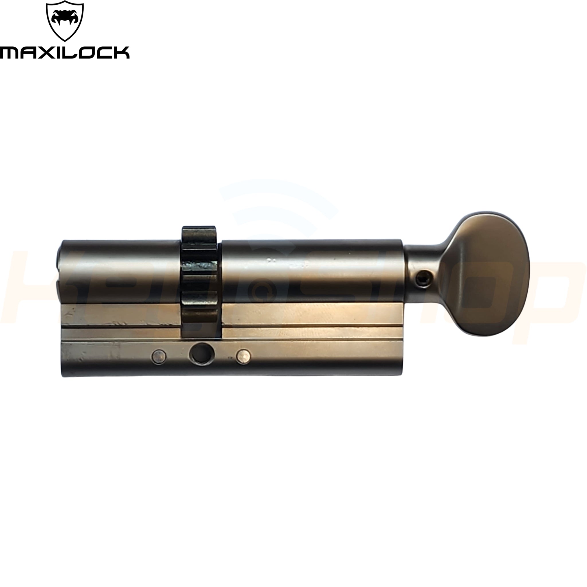 MAXILOCK SLIDER: - צילינדר - 81מ"מ - פטנט סליידר - 48+33-T גלגל + כפתור (עם 5 מפתחות)