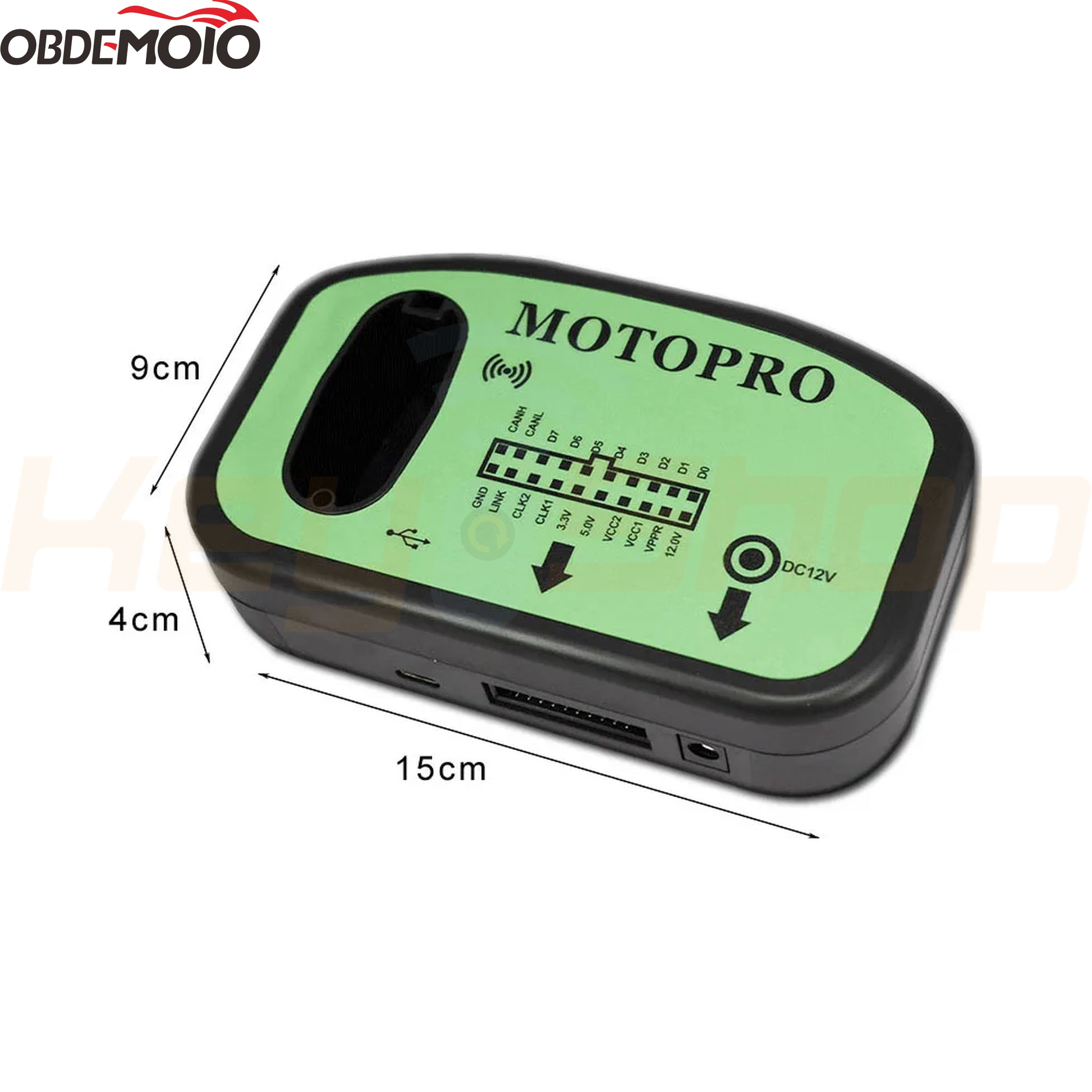 OBDEMOTO MOTOPRO - מתכנת זיכרונות לקידוד מפתחות לאופנועים (1⁄4-מחיר של TMPro2)