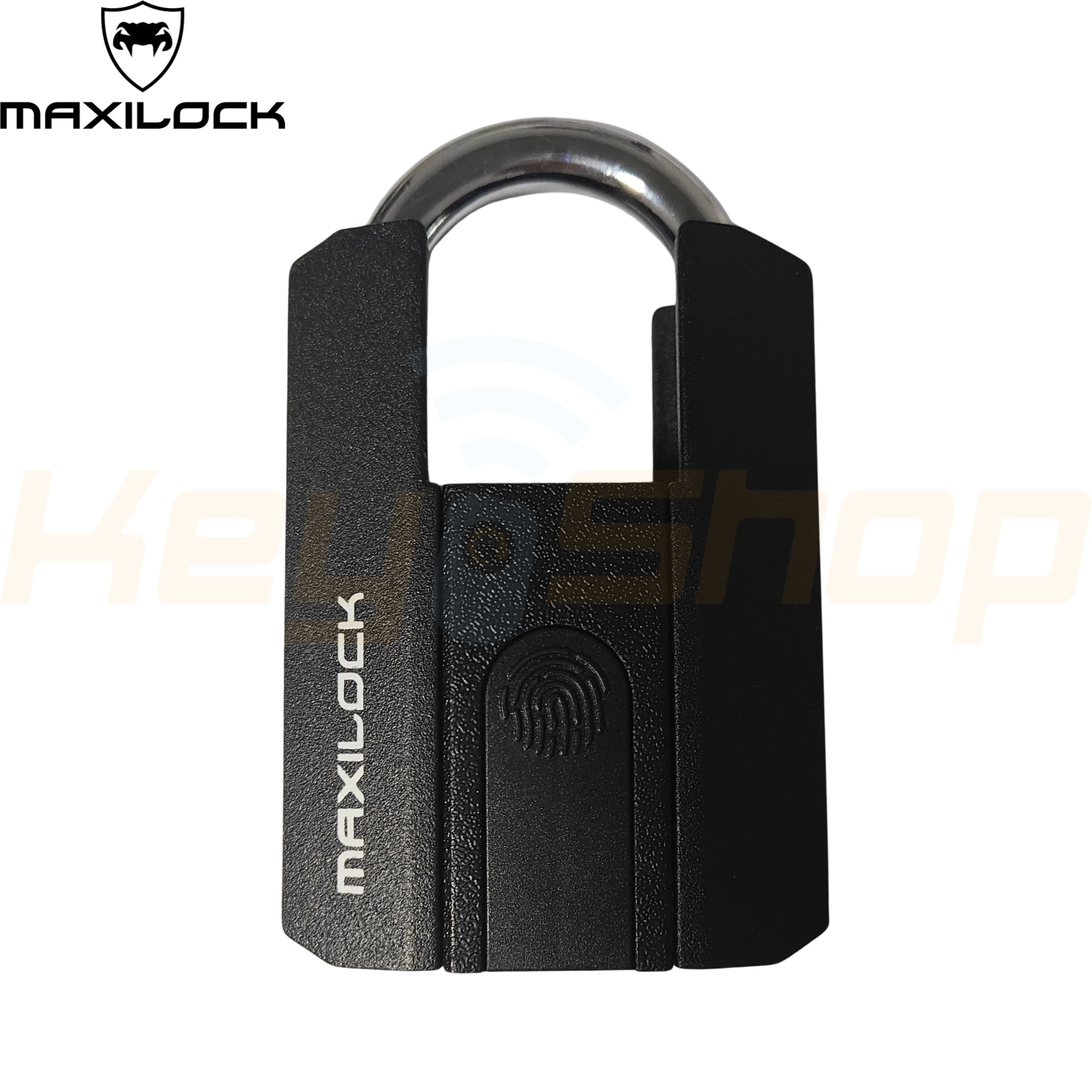 MAXILOCK PADLOCK P30 - מנעול תליה חכם מאובטח  - טביעת אצבע שליטה מאפליקציה ומפתחות חירום