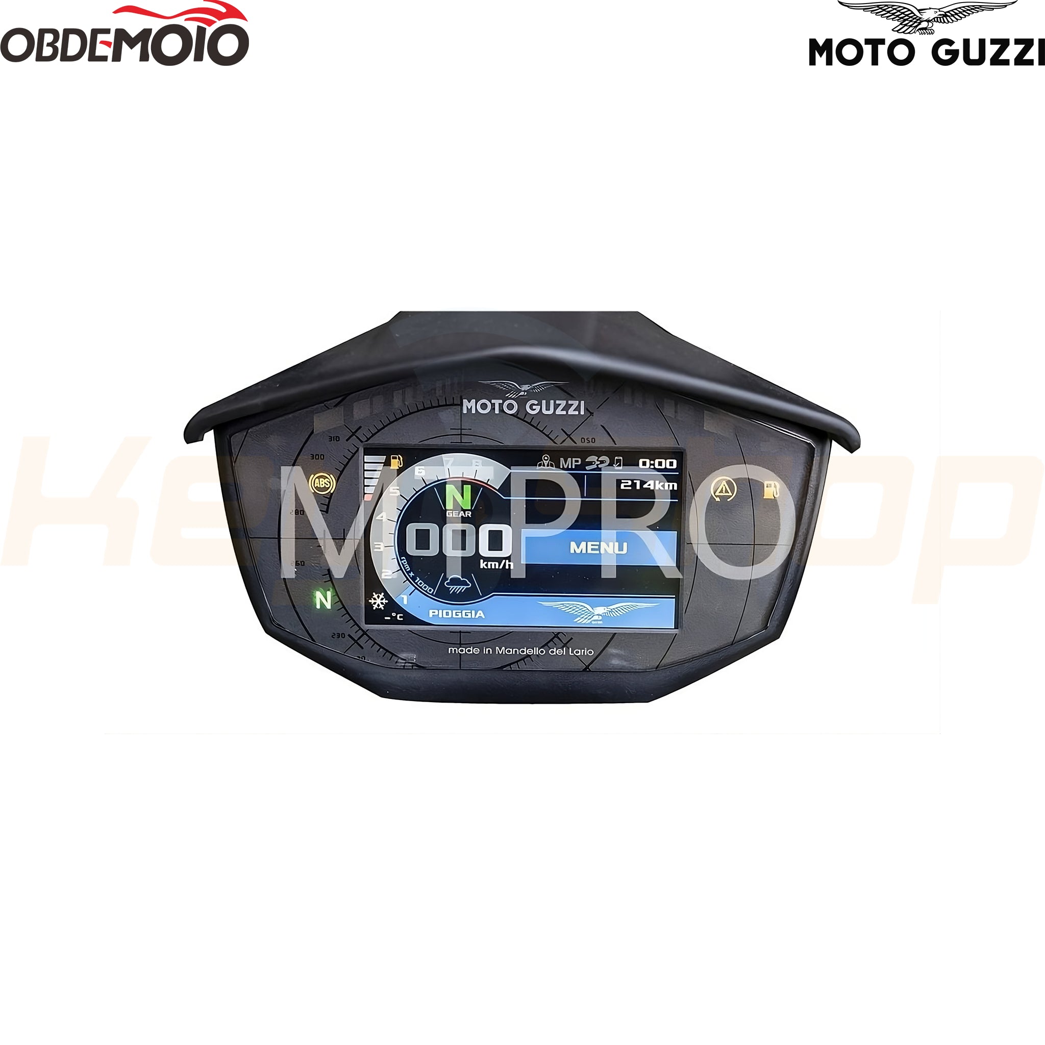 הפעלת תוכנה MOTOPRO Module 11 - Moto Guzzi / Aprilia dash 2-24C512