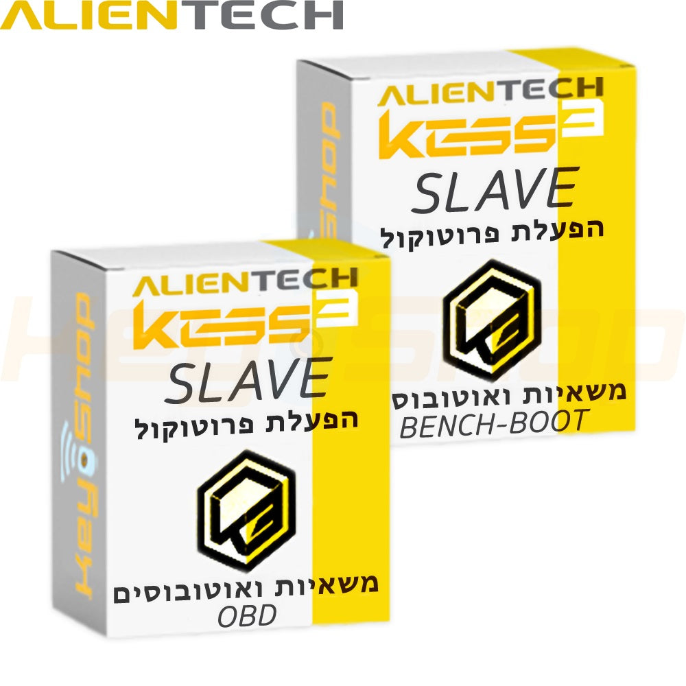 תוכנה מלאה: Slave "למשאיות ואוטובוסים" OBD+Bench-Boot