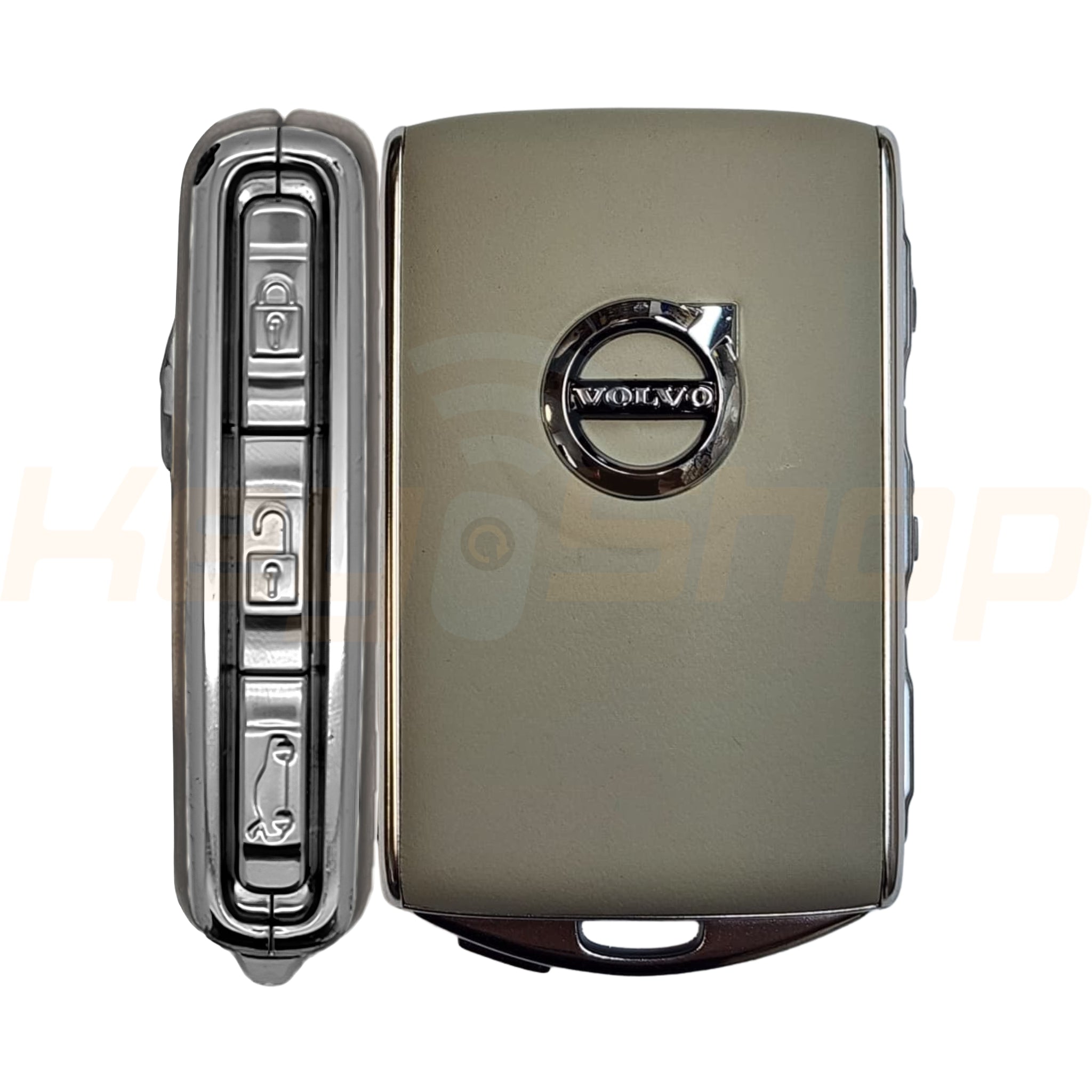 2017+ מפתח חכם וולוו XC60 / XC90 / S60 / S90 עור-אפור מקורי | 4-לחצנים | 31652142 | HU101 | ID8A | 434MHz