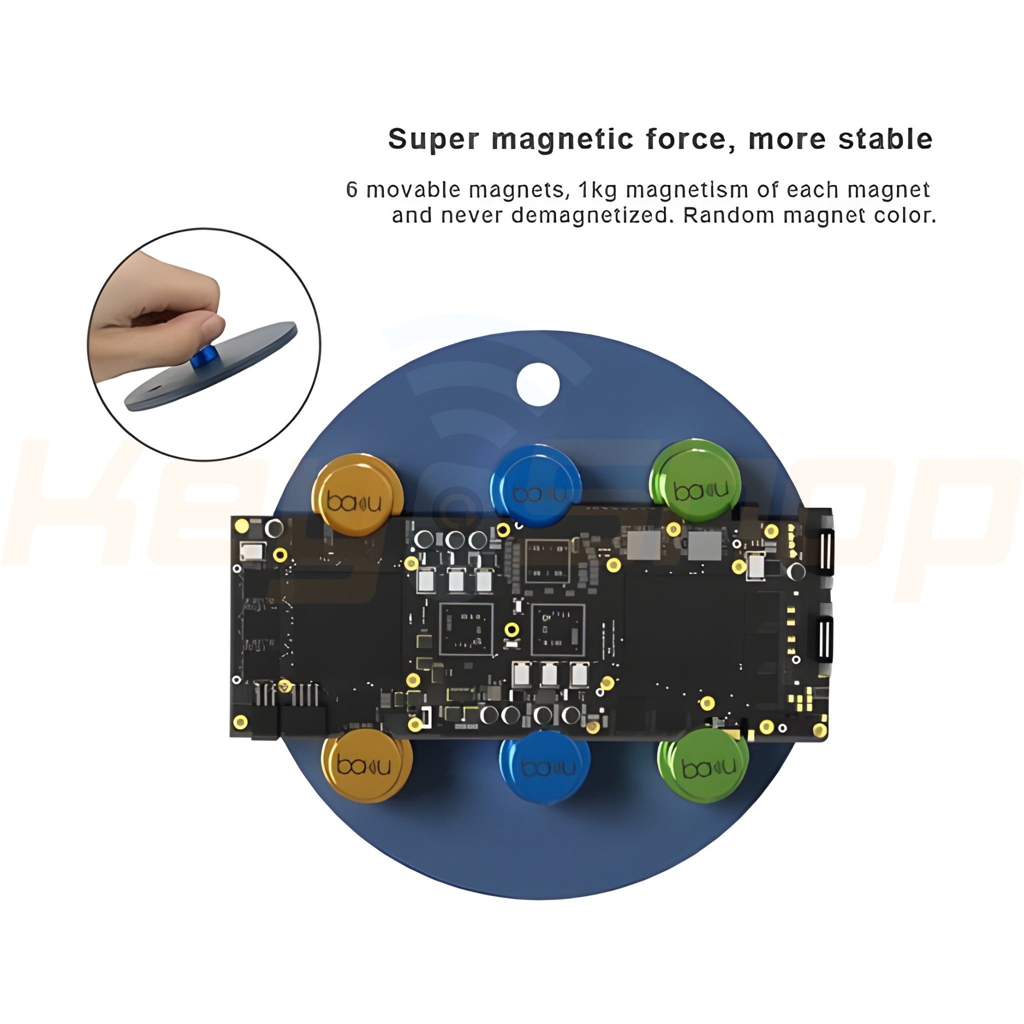 PCB HOLDER - מגנטי עגול - BA-694