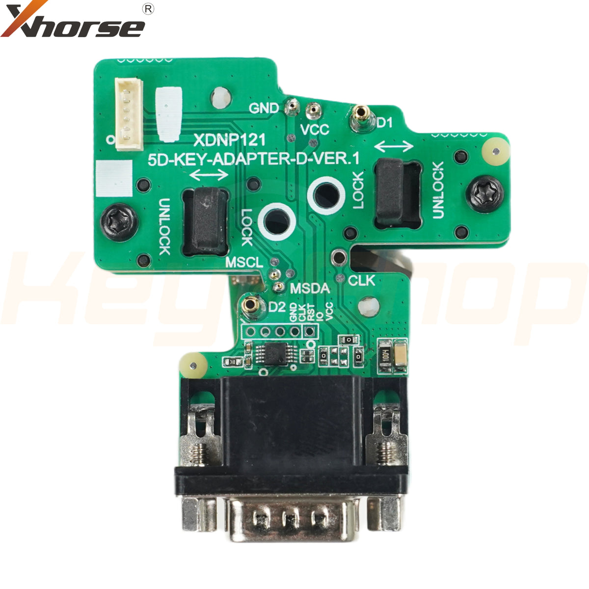 סט אדפטרים אקסהורס 8 מתאמים ללא-הלחמה - Xhorse 5D/5C - לשכפול מפתחות חכמים VAG - תואם לקיטול פלוס או מולטי-פרוג+MIDI/VVDI2
