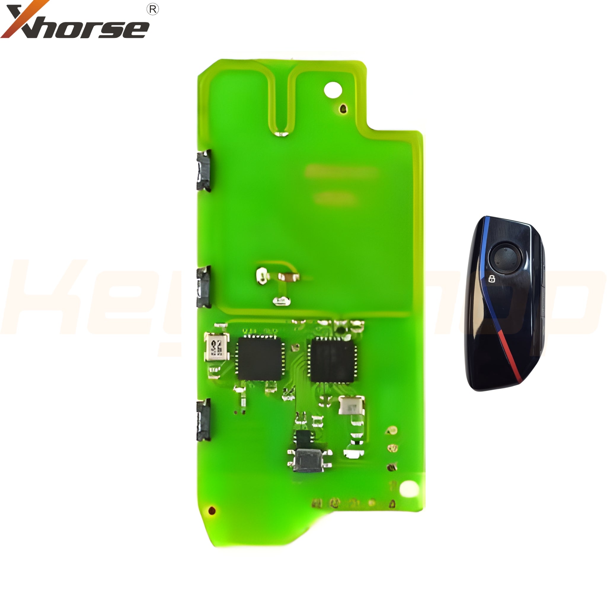 2011-2027 מפתח חכם "בורד בלבד" U-Chassis אוניברסלי אקסהורס-סטייל ב.מ.וו | 4-לחצנים | CAS4/FEM/BDC/BDC2/BDC3/BCP | XSBMU1 | VVDI