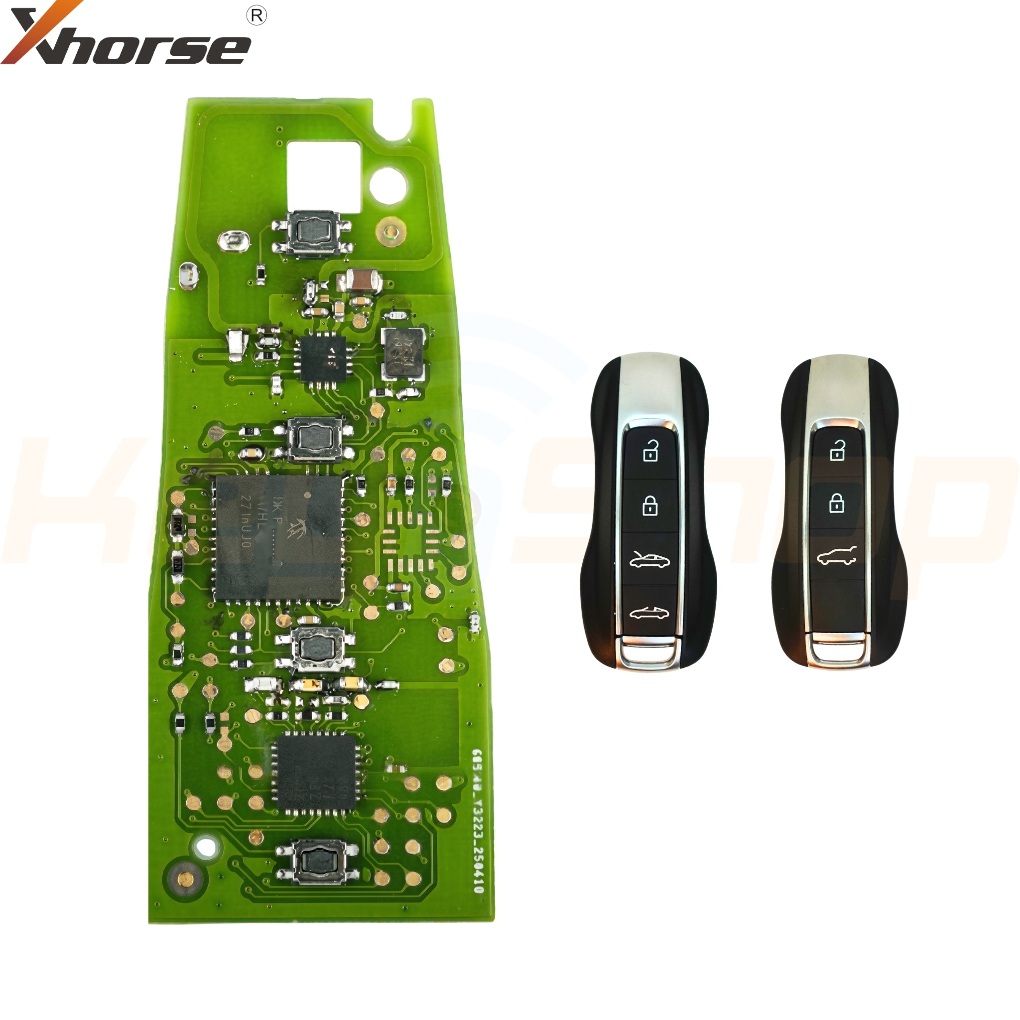 2018+ מפתח חכם פורשה "בורד בלבד" פטרון-צ'יפ-מקורי תואם מקור-אקסהורס | 4-לחצנים | MLB | XSMPSYEN | HU162T | ID49 | 434MHz
