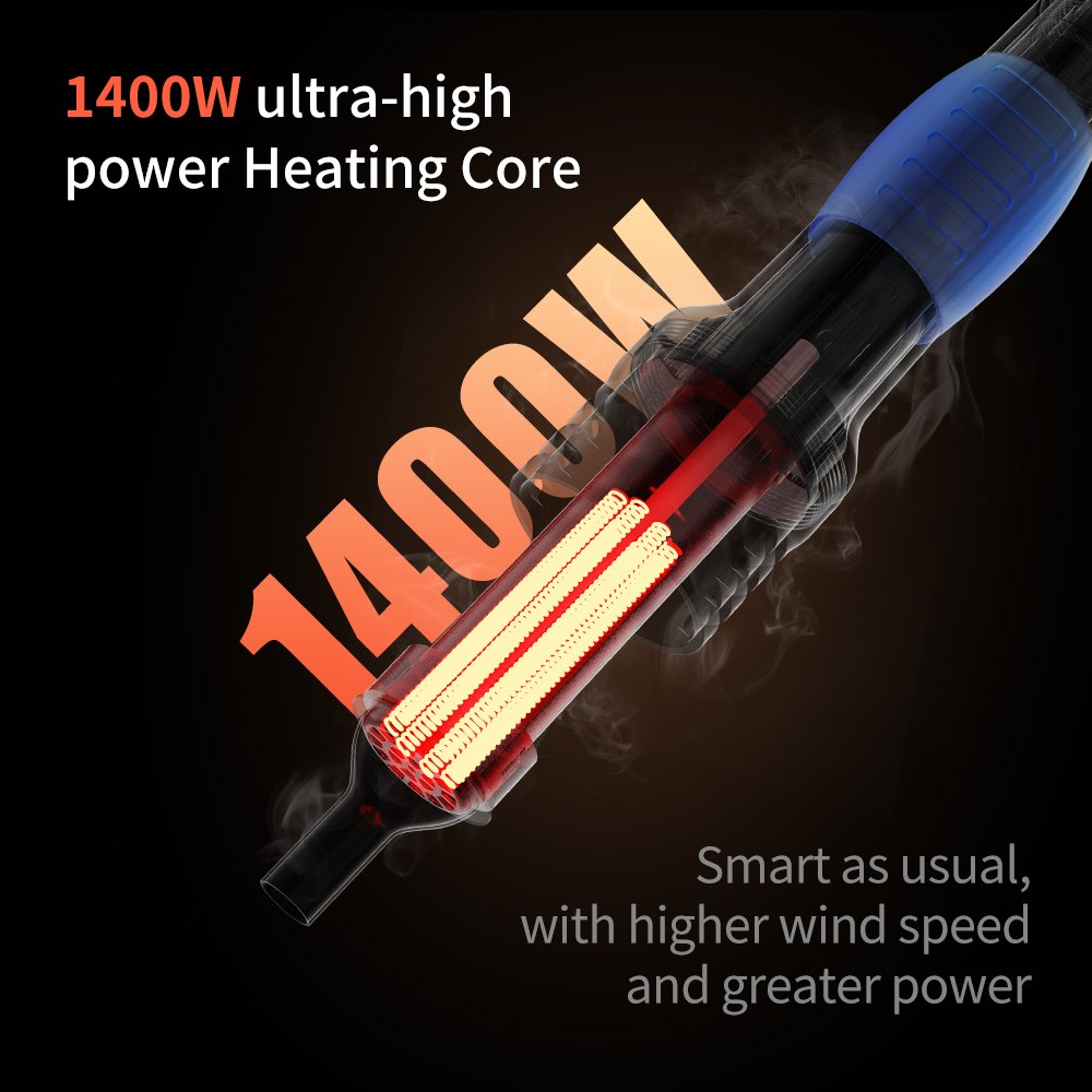 AiXun H312 – תחנת אוויר חם חכמה 1400W עם WiFi ו-Bluetooth