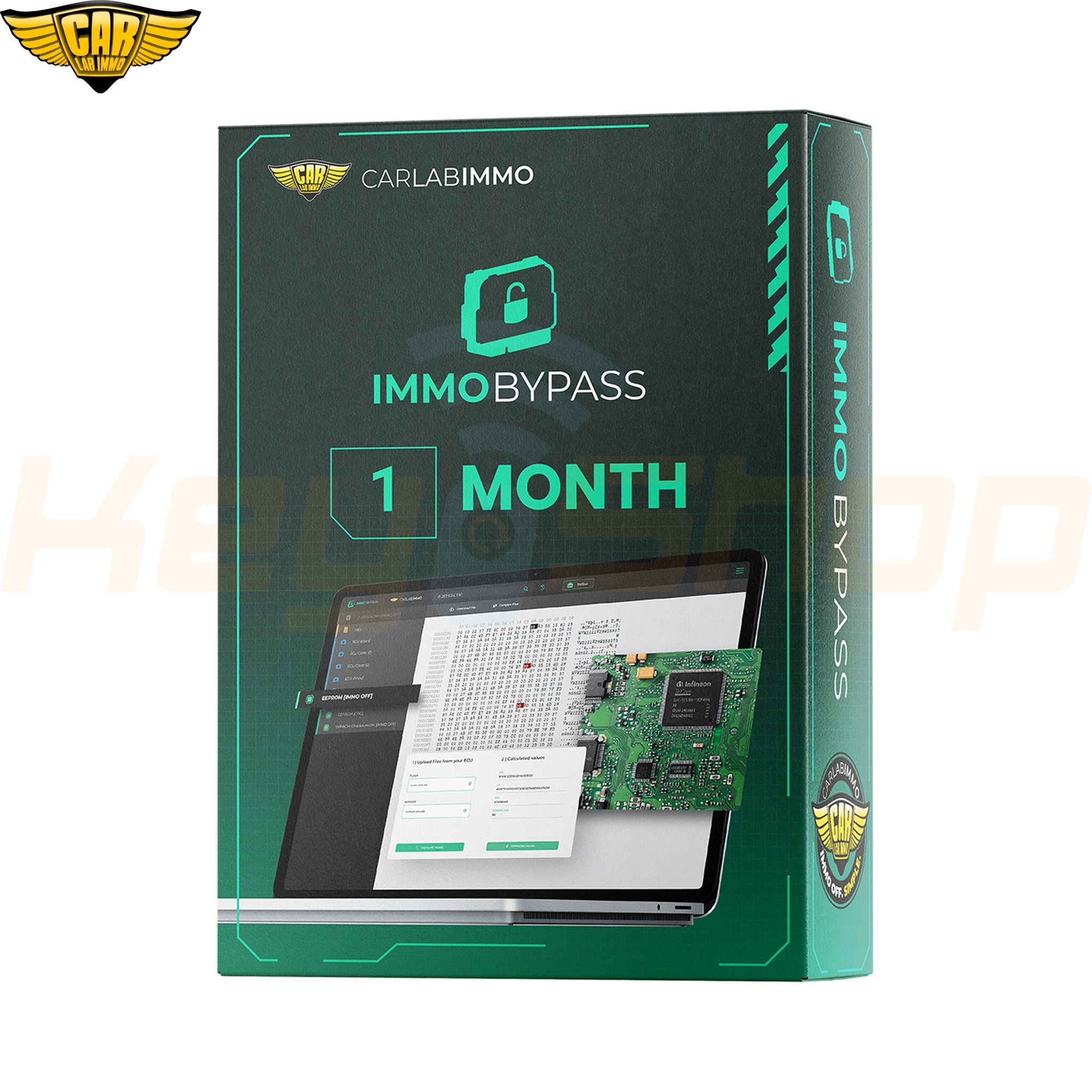 IMMO BYPASS - 1, 3, 6 או 12 חודשי גישה - תוכנת ביטול אימובילייזר מבית CarLabImmo