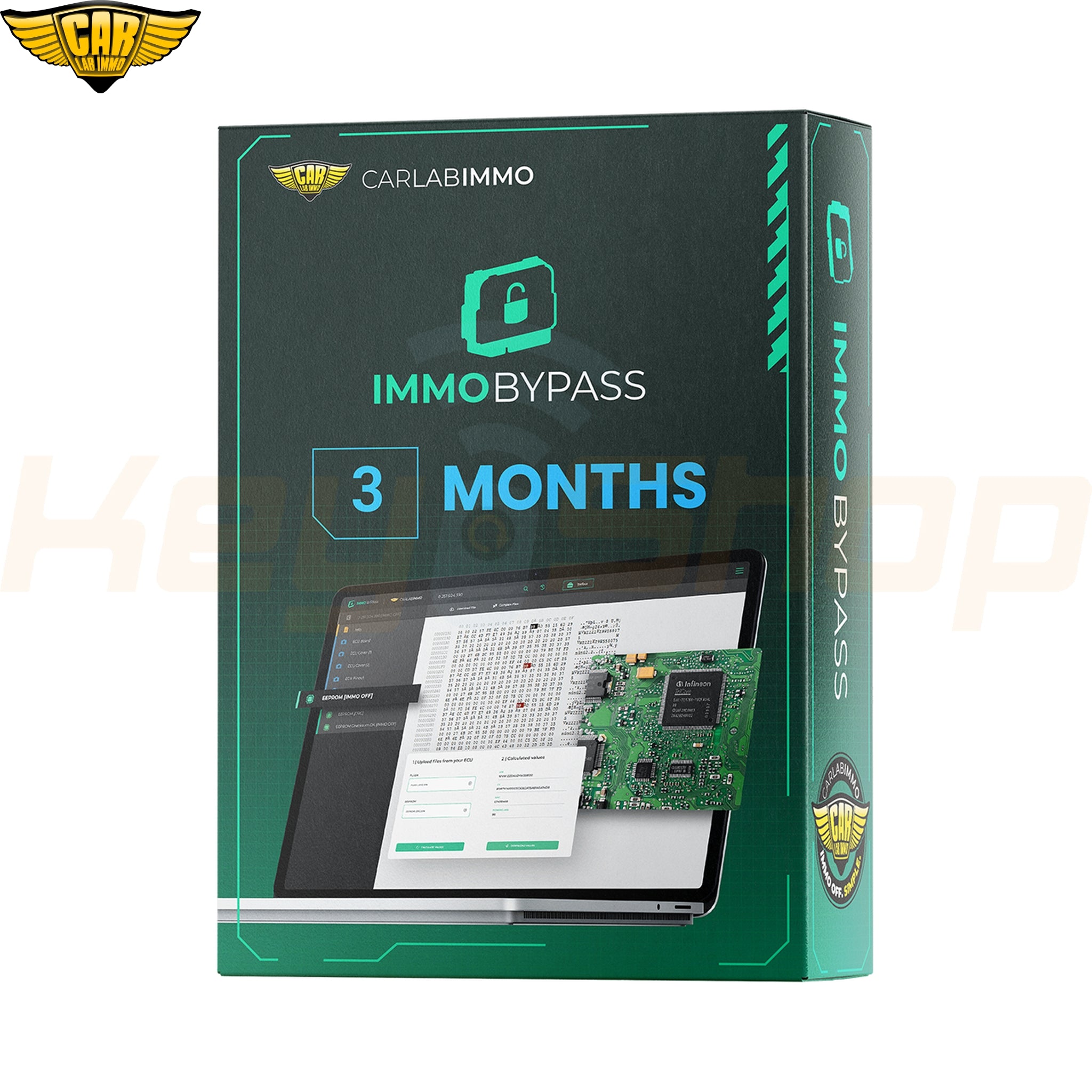 IMMO BYPASS - 1, 3, 6 או 12 חודשי גישה - תוכנת ביטול אימובילייזר מבית CarLabImmo