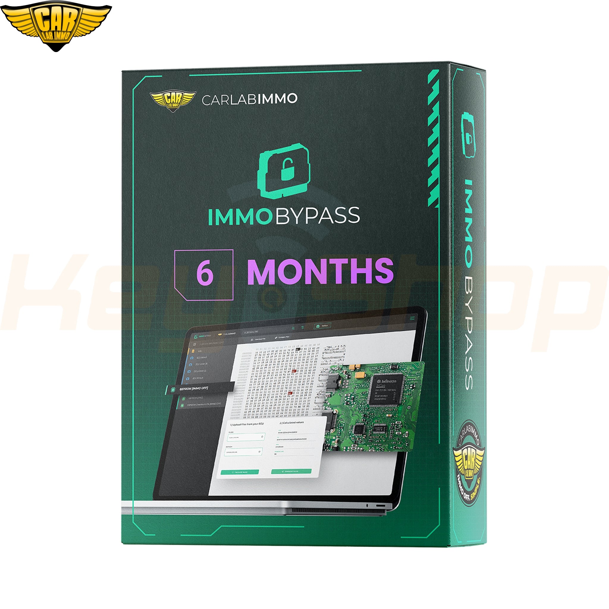 IMMO BYPASS - 1, 3, 6 או 12 חודשי גישה - תוכנת ביטול אימובילייזר מבית CarLabImmo