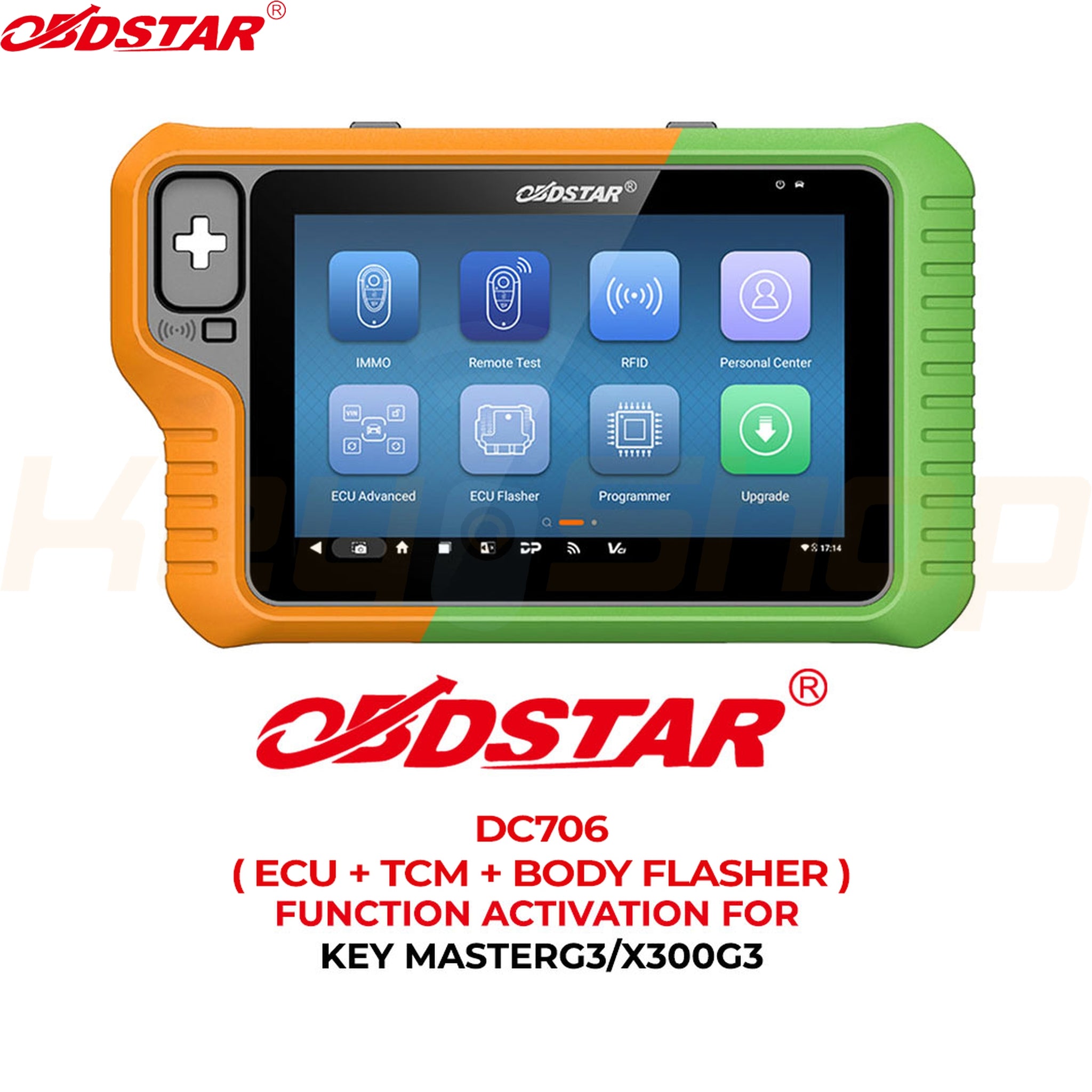 הפעלת תוכנה OBDSTAR G3 - DC706 שכפול מודולים (ECU+TCU+BODY Flasher)