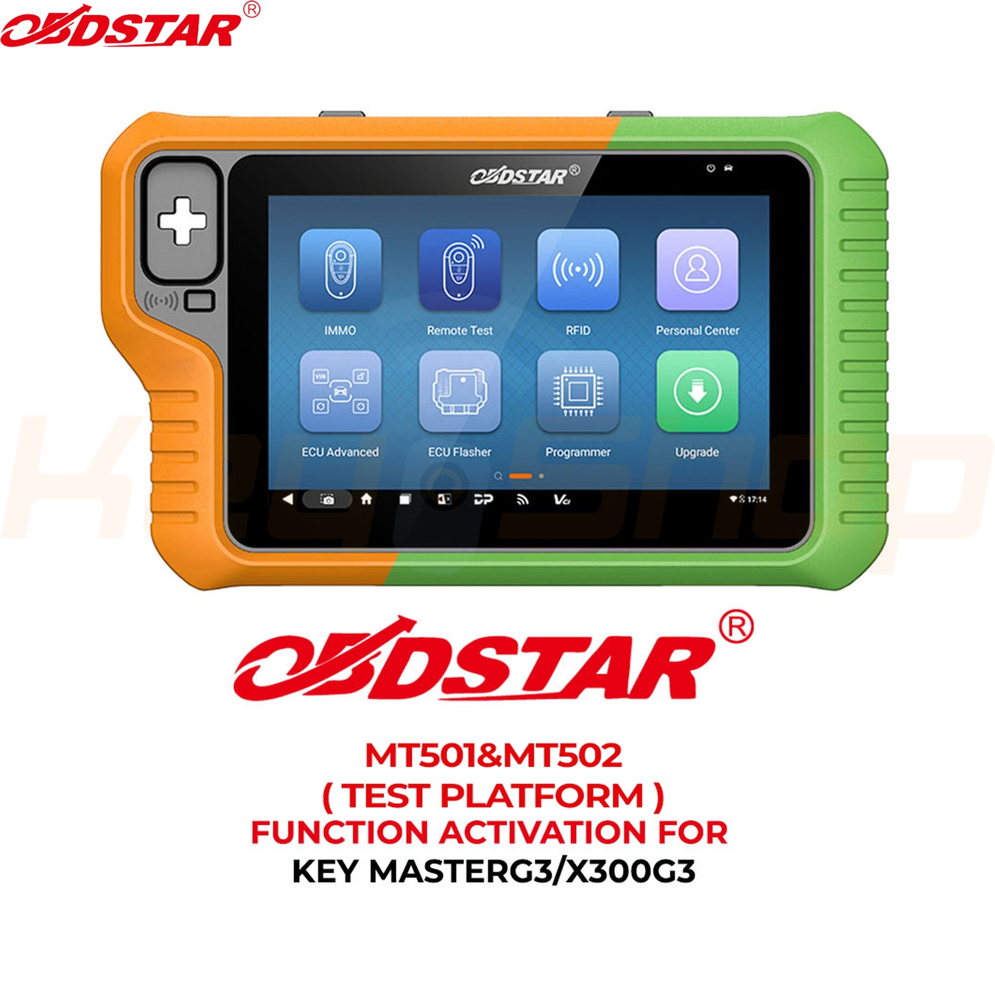 הפעלת תוכנה OBDSTAR G3 - MT501 & MT502 יכולת חיבור למודולים על השולחן  (Test Platform)