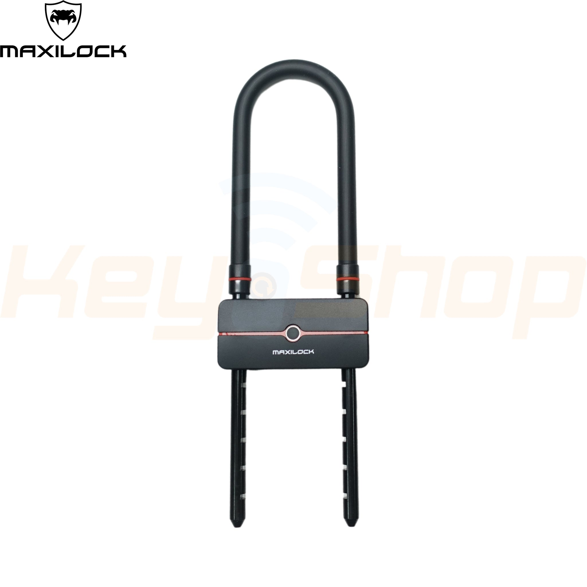 MAXILOCK U30 - מנעול אופניים פרסה - טביעת אצבע + אפליקציה + קודן